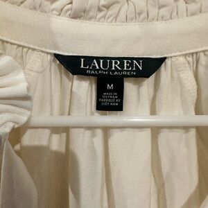 Lauren Long White sleeve